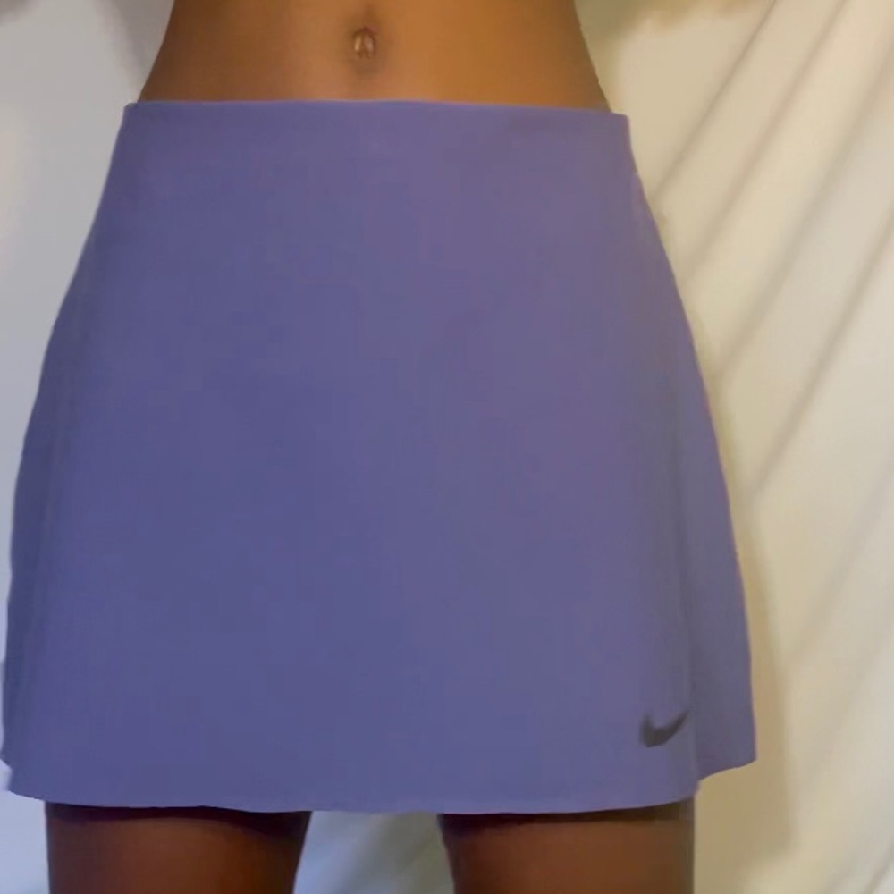 Purple Nike Mini Skirt